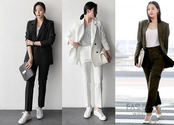 Phối đồ vintage với Blazer