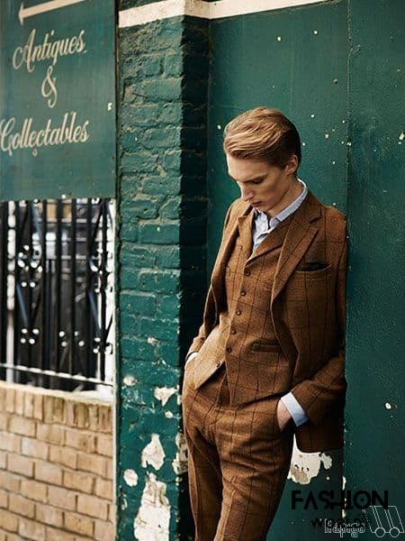 Cách phối phong cách nam vintage ấm áp và thu hút với áo khoác dáng dài