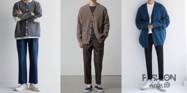 Một cách phối đồ phù hợp với quần baggy nam là kết hợp áo thun và quần baggy, đặc biệt trong phong cách Hàn Quốc