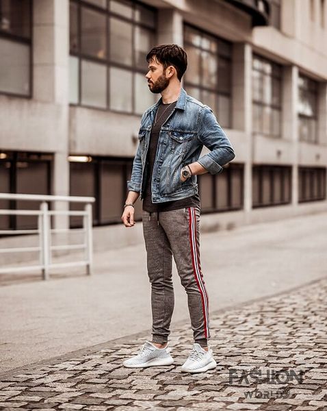 Kết hợp quần jogger với áo khoác jean - Phong cách độc đáo và ngầu