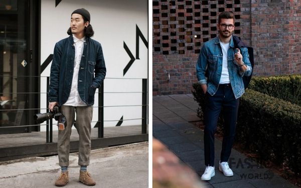 Với những người yêu thích phong cách phá cách và bụi bặm nhưng vẫn muốn theo đuổi smart casual, áo khoác jeans là một item "must-have"
