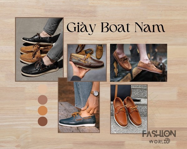Mẫu giày Boat được sản xuất tinh xảo với nhiều tuyệt chiêu trong việc dán da, cắt da để tạo nên đôi giày đạt chuẩn