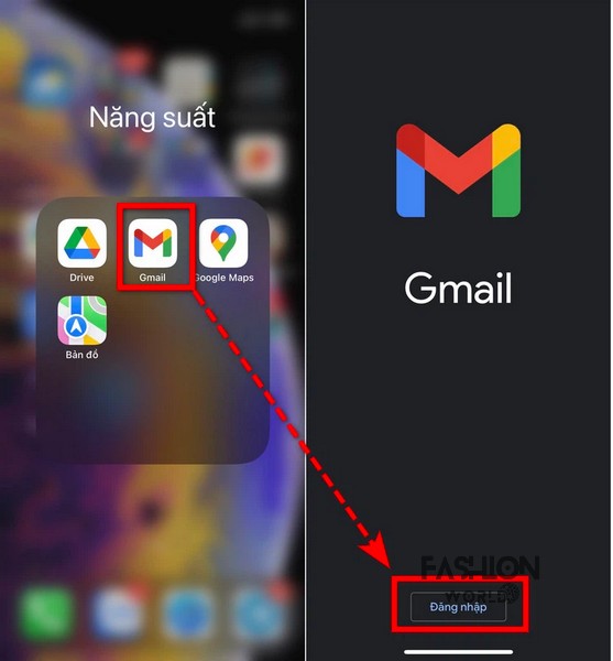 Bạn tải ứng dụng Gmail cho điện thoại của mình